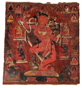 14th-16th c. Tibetan Thangka of Vajra Varahui, sold for $46,000
