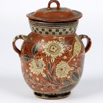 Fine Antique Mexican Lidded Jar