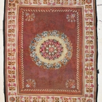 Antique Aubusson Tapestry Rug