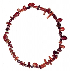 Lot 55. A Seljuk Era Red Amber Amulets Necklace, XI c., Persia,