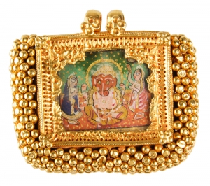 Lot 70. 22K Gold Lord Ganesh Pendant, India, XIX c.