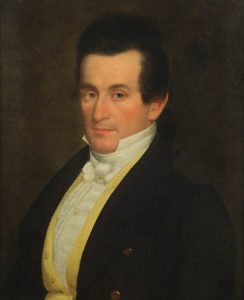 Lot 33. Early American Portrait Attributed to John C. Grimes (1804-1837), est. $2,000-$3,000