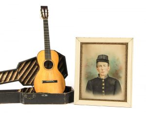 Lot 155. A Confederate Soldier's C.F. Martin NY Guitar