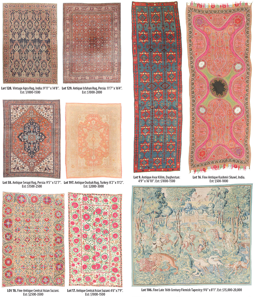 Fine Decorative and Collectible Antique Oriental Rugs | Feb. 24 ...