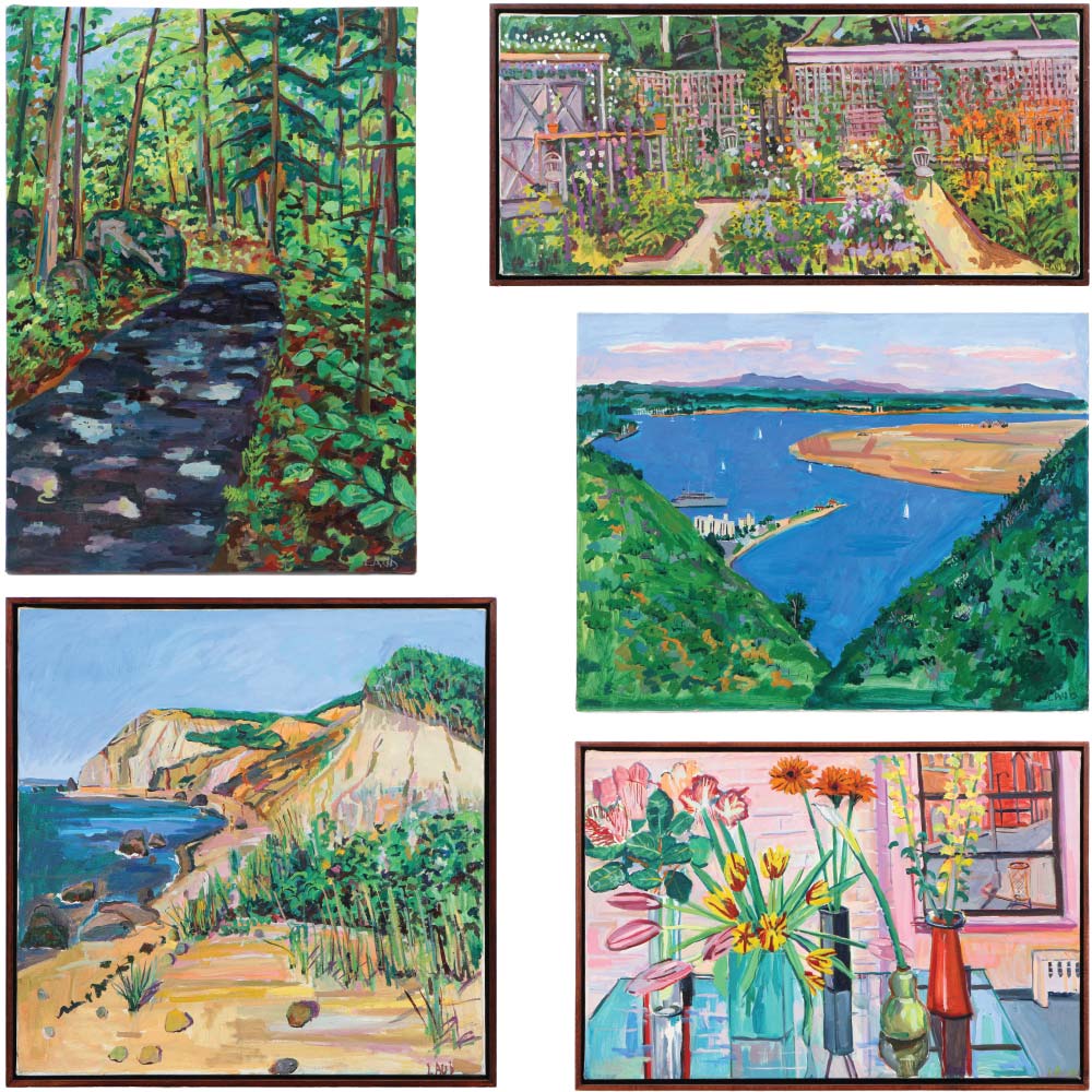 5 paintings by John Laub in the auction
